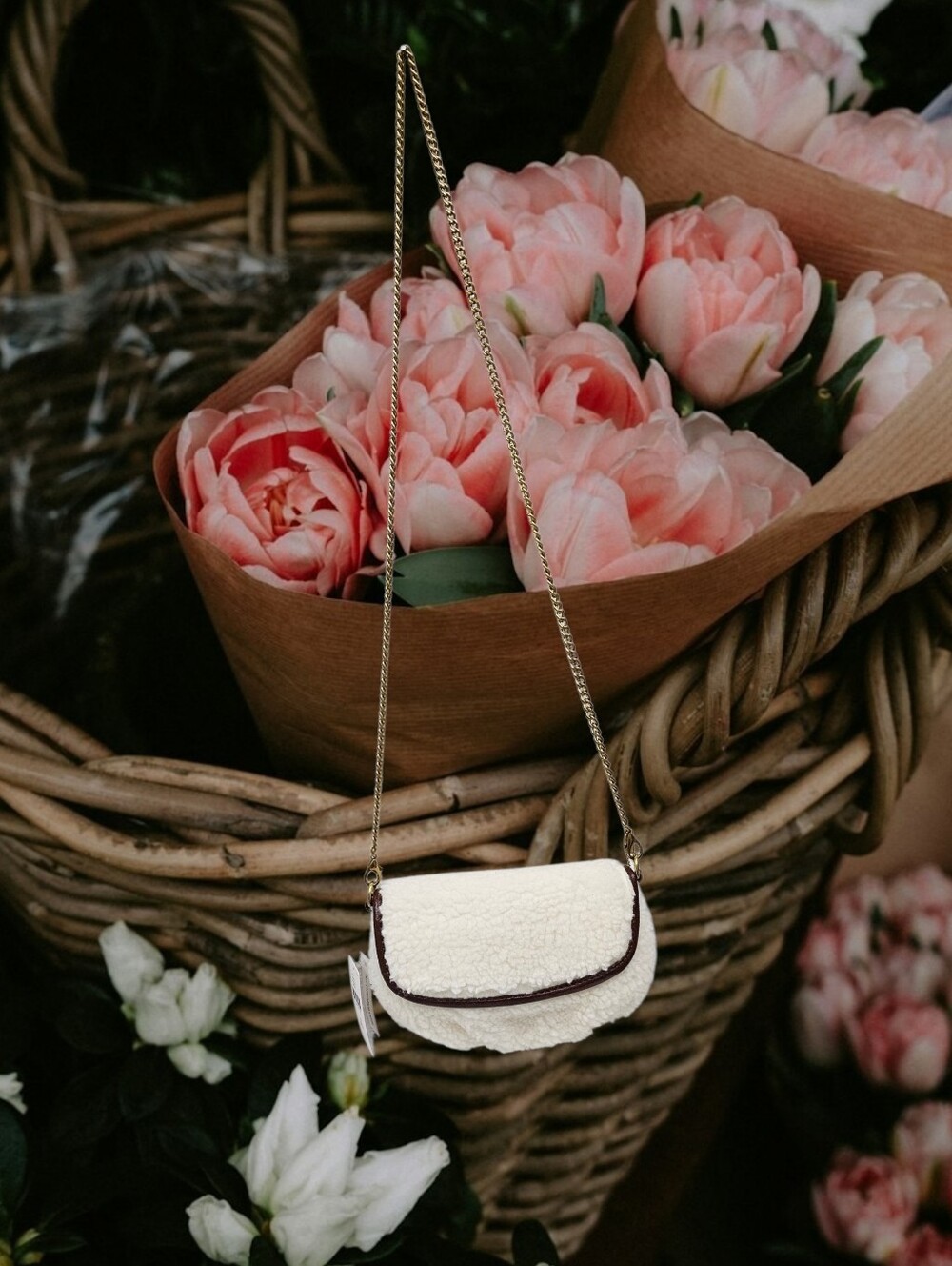 Nwt Anthropologie Emma Sherpa Convertible 2-way Crossbody & Belt Bag